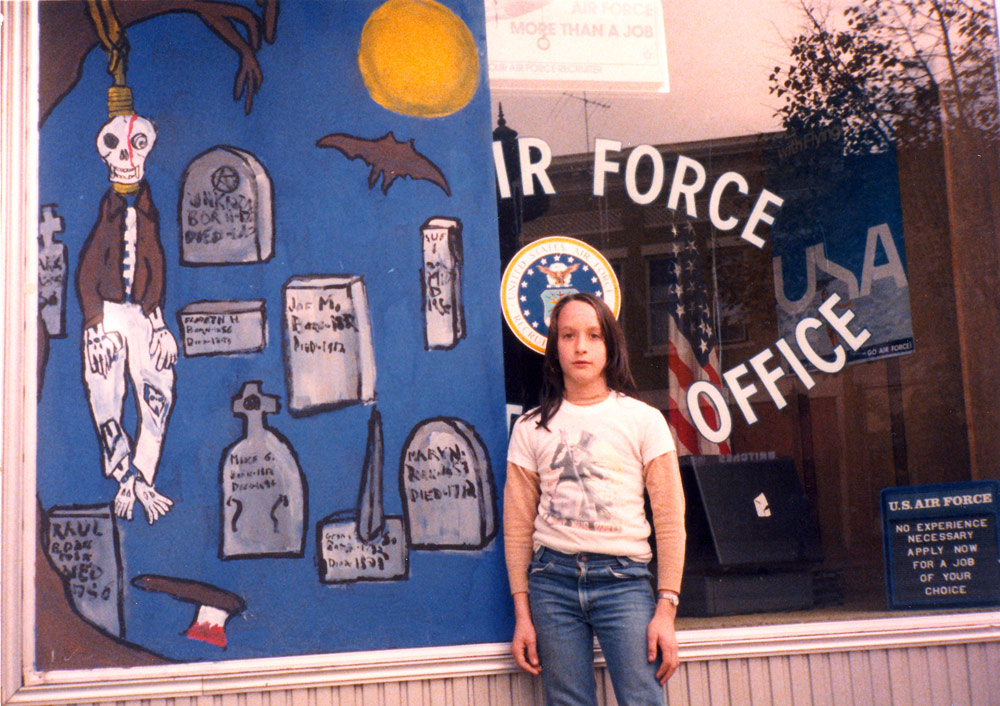 shirt in 1980 I guess I had a thing about the rotting sentient dead